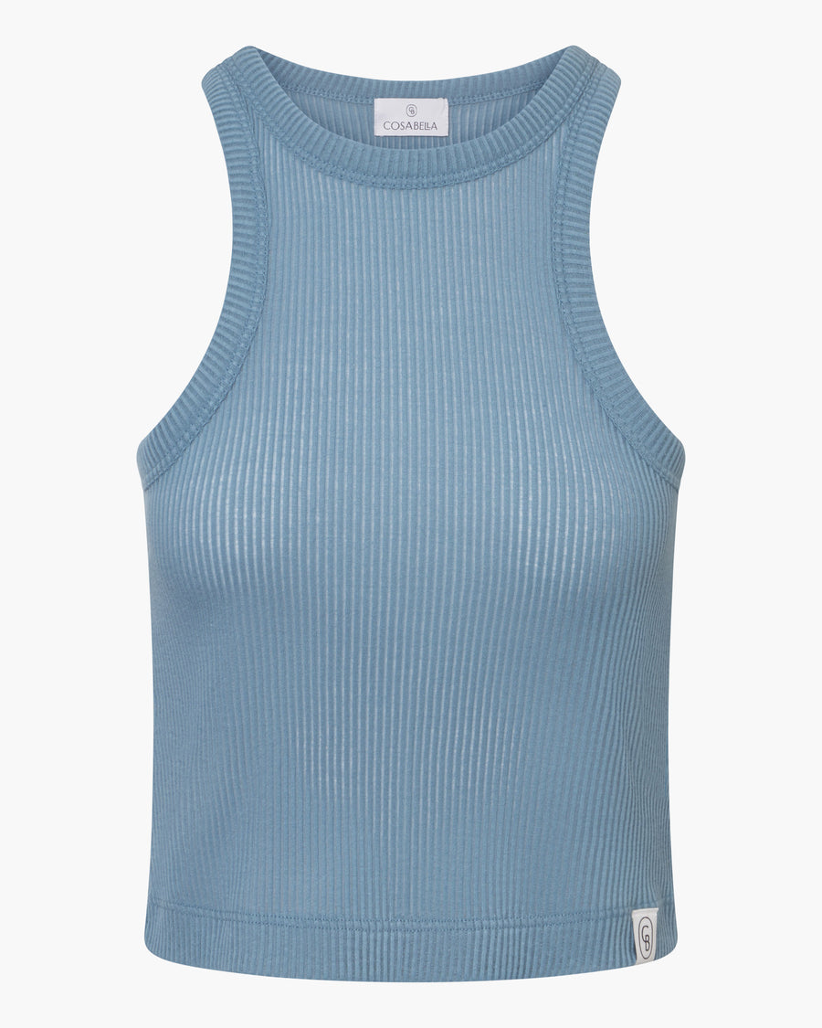 Blue Top - Armonia Pima Cotton Tank