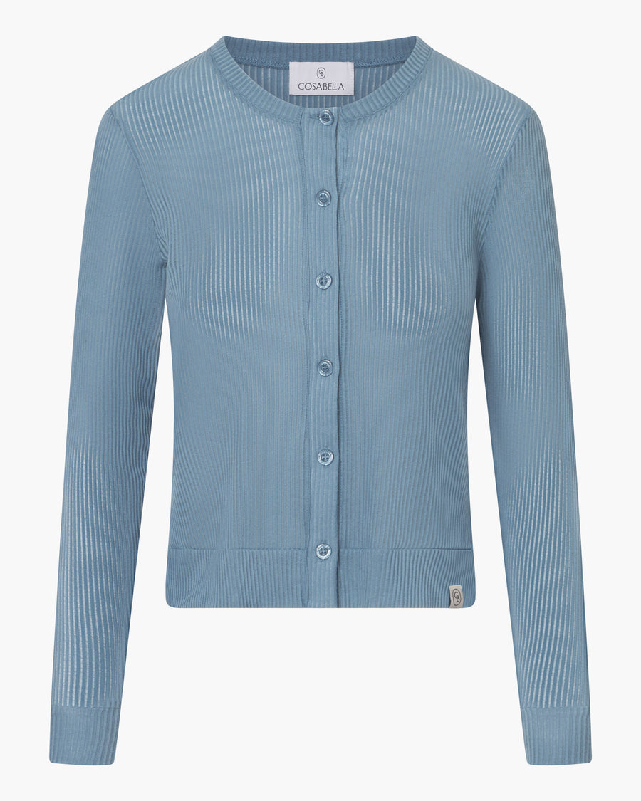 Blue Cardigan - Armonia Pima Cotton Cardigan